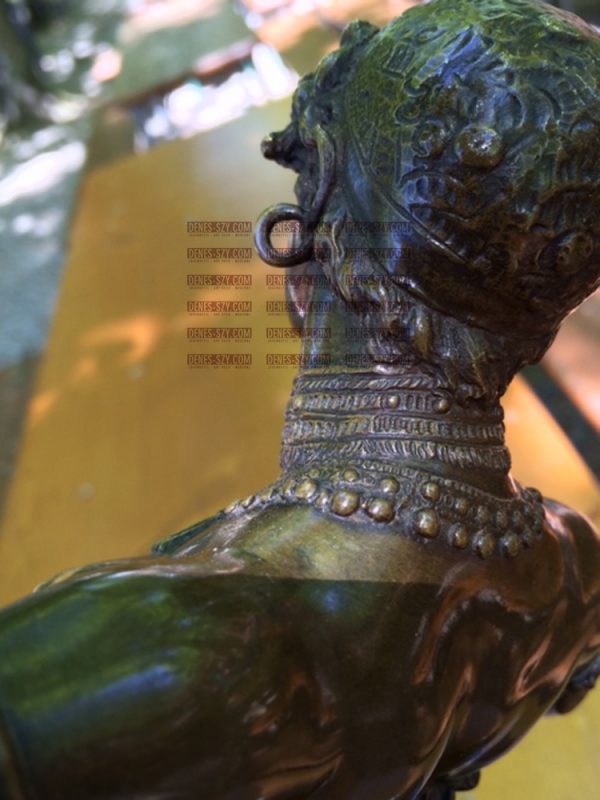 Bronze figure, oriental dancer by Franz Rosse