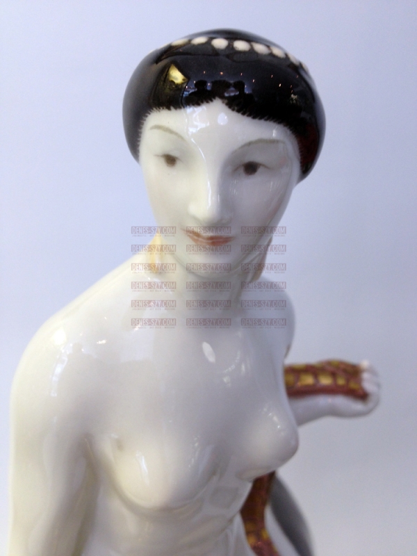 Royal KPM Berlino figura di porcellana dal corteo nuziale, LA SPOSA come Europa sul toro, disegno di Adolph Amberg 1904-1910