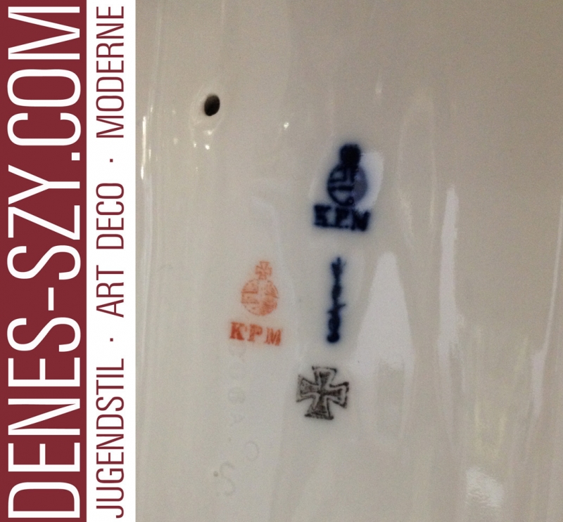 Royal KPM Berlino figura di porcellana dal corteo nuziale, LA SPOSA come Europa sul toro, disegno di Adolph Amberg 1904-1910