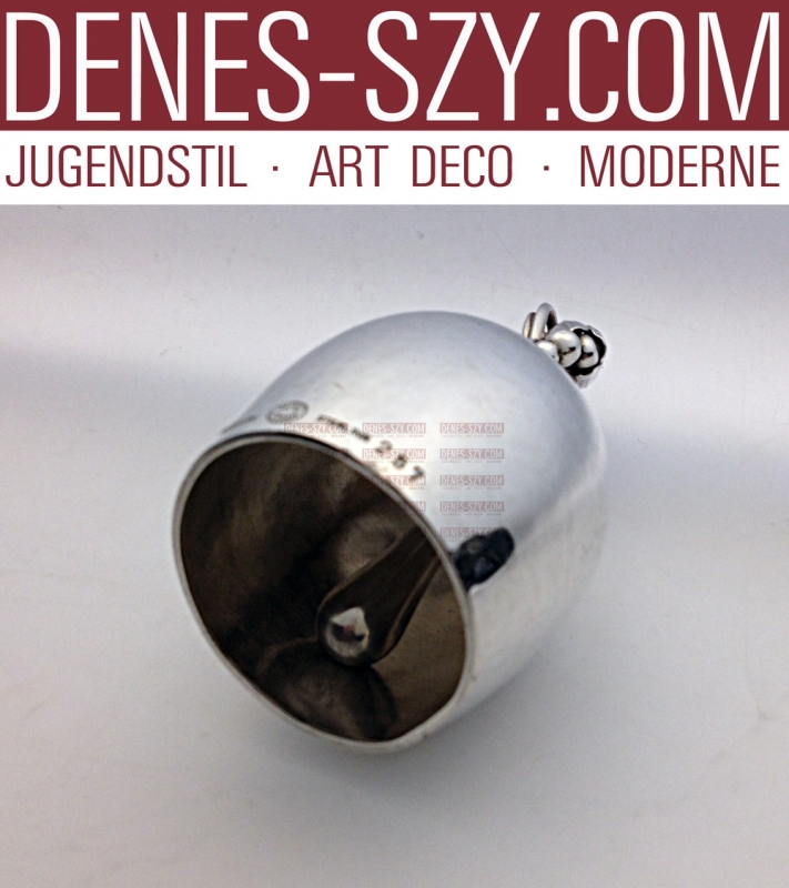 Georg Jensen Blossom pattern Sterling dinner table bell 257 bell