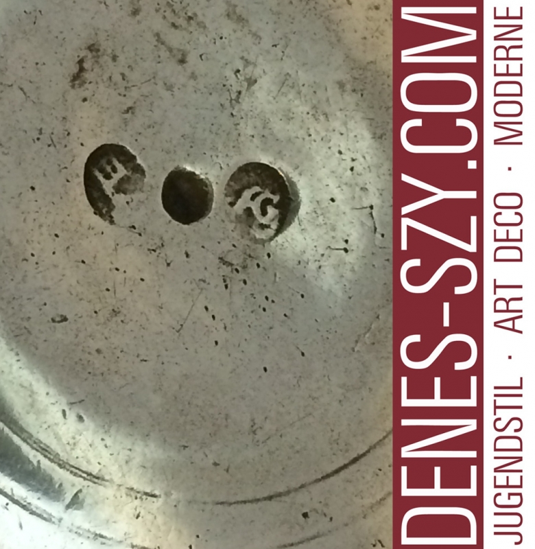 Coupelle / gobelet baroque, Marque de la ville: clé pour Hansa Stadt Bremen vers 1700, Marque du fabricant de marque de ville: Ahlbert Gröning