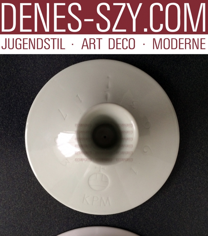 biscottiera porcellana Celadon di KPM Berlino Trude Petri 1963