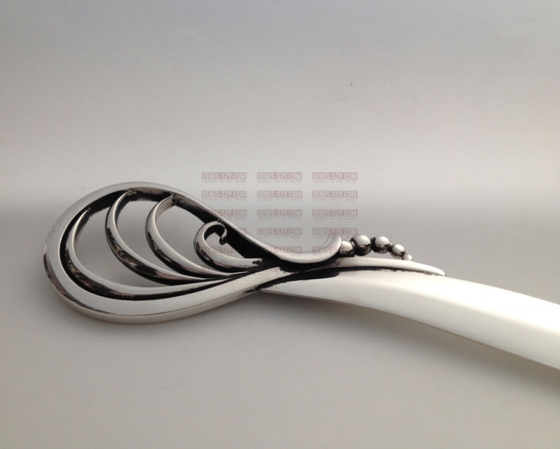 Art Deco Hans Hansen coupe-papier en argent de Danemark 1937