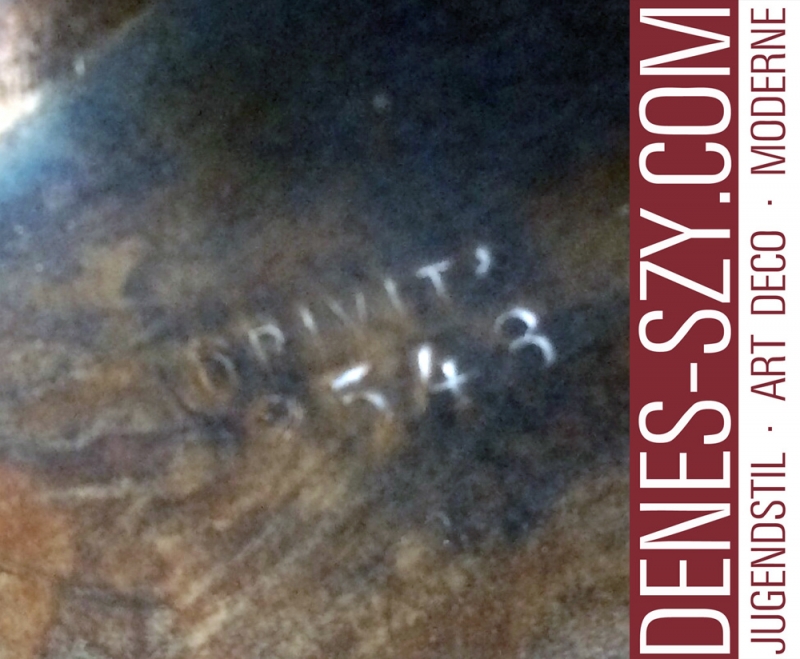 Orivit Cologne German Art Nouveau pewter decanter 2548