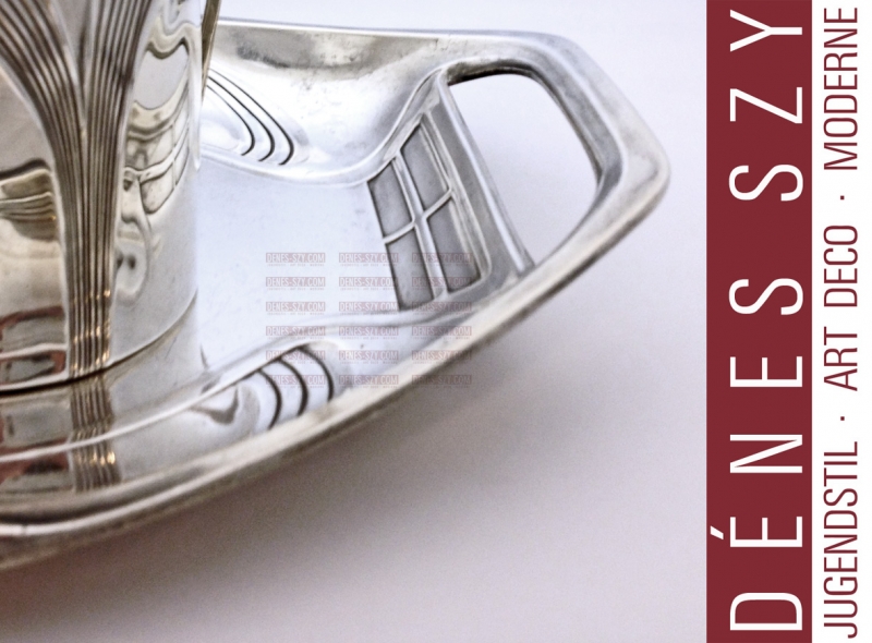 Orivit Cologne, german art nouveau silver coffee set 58