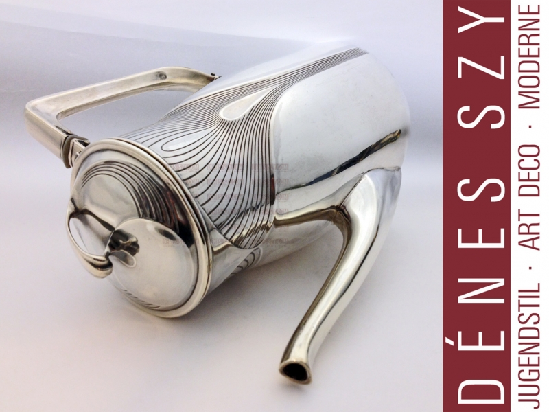 Orivit Cologne, german art nouveau silver coffee set 58