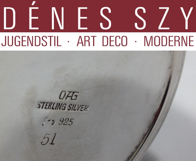 Orivit Cologne, german art nouveau silver coffee set 58