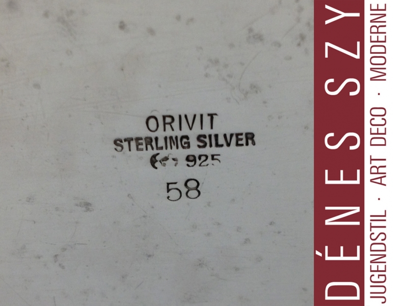 Orivit Cologne, german art nouveau silver coffee set 58