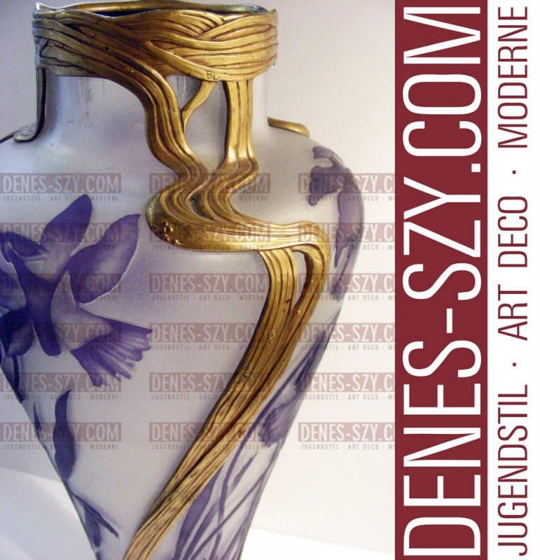 ORIVIT Jugendstil vaso in peltro 2545 Colonia 1900