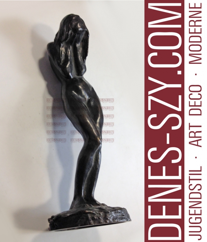 Bernhard Hoetger Paris 1900 Bronce figure, Pleureuse