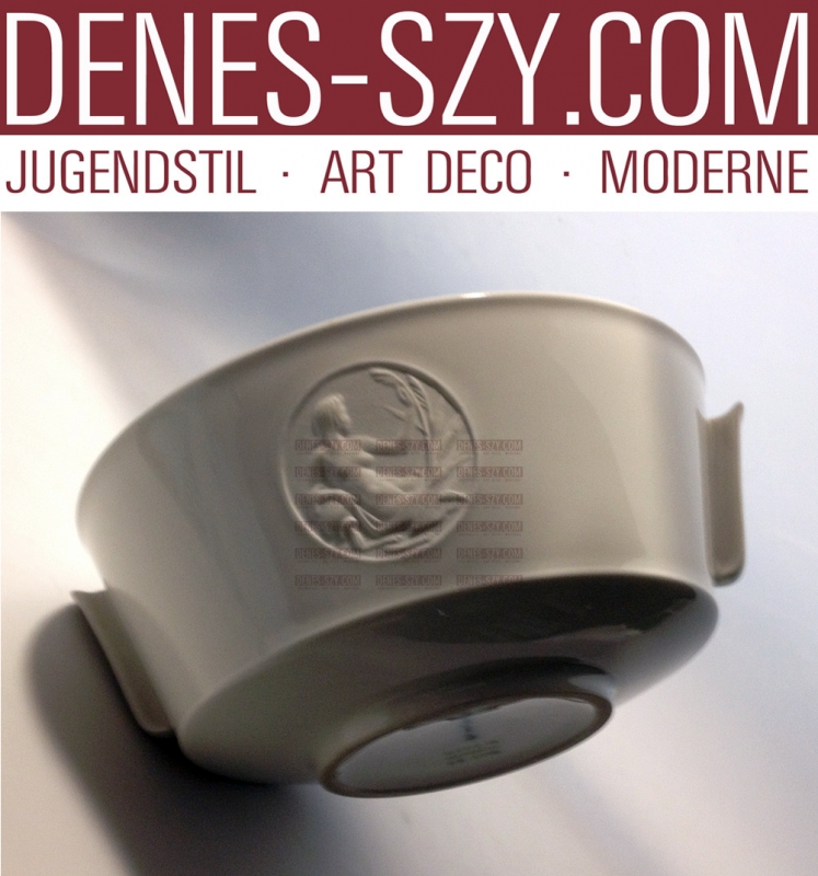 solitario in porcellana di Berlino modello Arkadia versione bianco vecchio, zona US