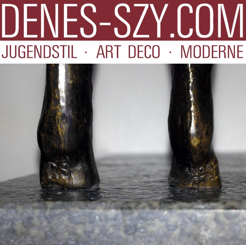 SINTENIS, Renée, Aufsteigendes Fohlen, BRONZE FIGUR 1915