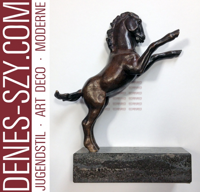 SINTENIS, Renée, Aufsteigendes Fohlen, BRONZE FIGUR 1915