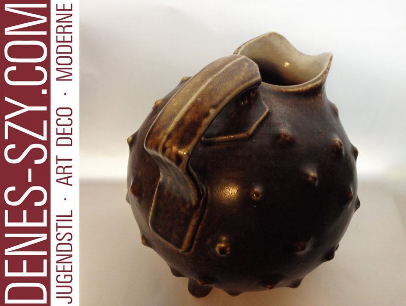 Richard Riemerschmid, Art Nouveau stoneware water jug, Merkelbach