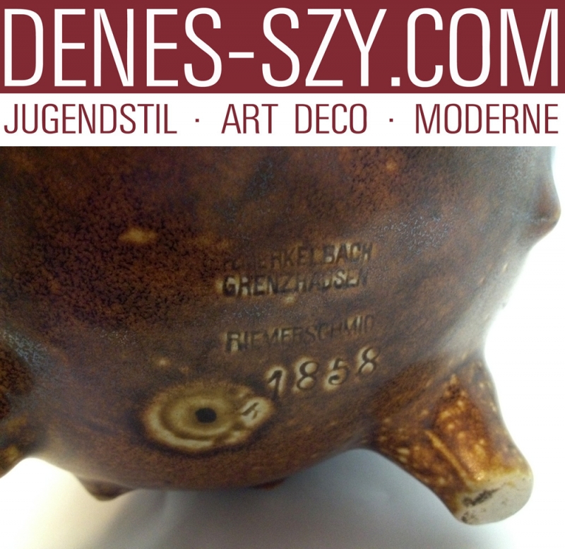 Richard Riemerschmid, Art Nouveau stoneware water jug, Merkelbach