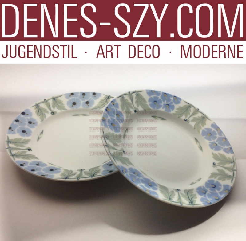 MEISSENER JUGENDSTIL PORZELLAN PRIMELMUSTER Dessert Teller 1906