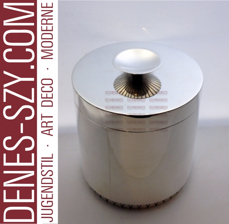 Georg Jensen Sterling, Bernadotte, Boîte à thé # 825