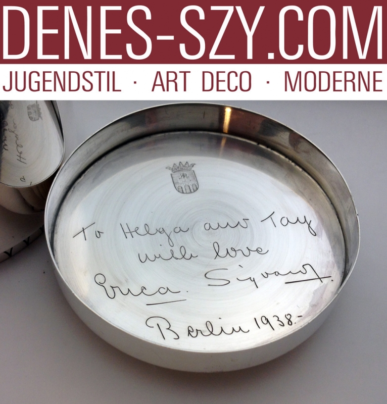 Georg Jensen Sterling, Bernadotte, Boîte à thé # 825