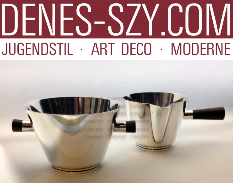 Georg Jensen argento danese Gustav Pedersen zucchiera e bricchetto della panna 771