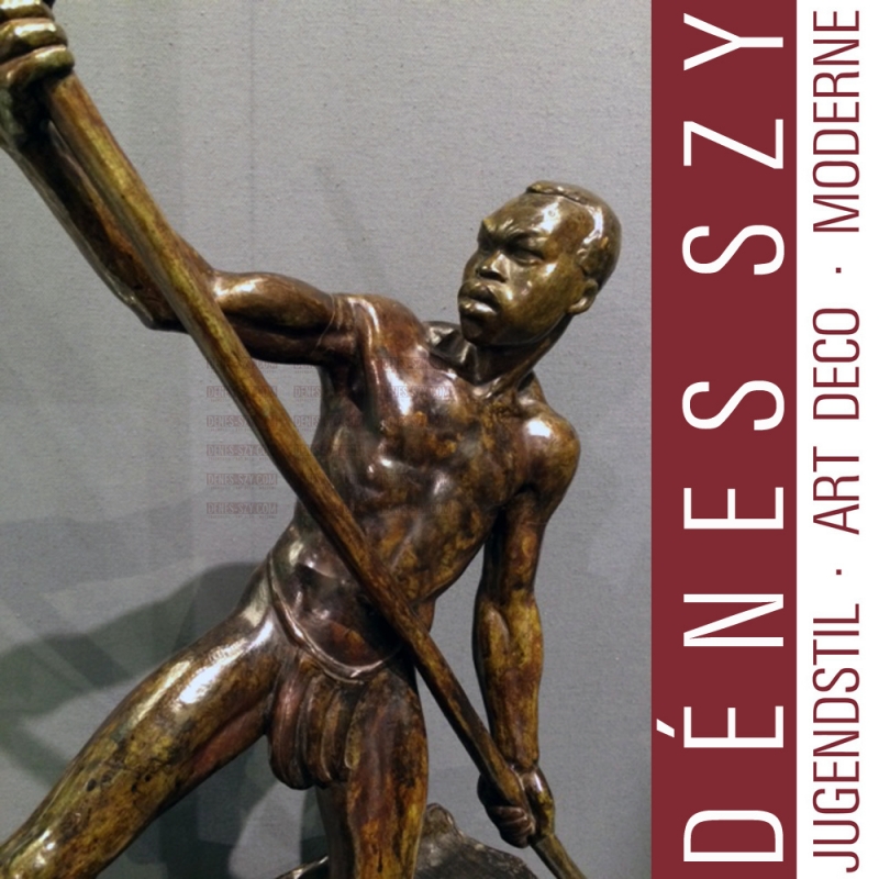 Arthur DUPAGNE: Afrikaner auf einem Piroque