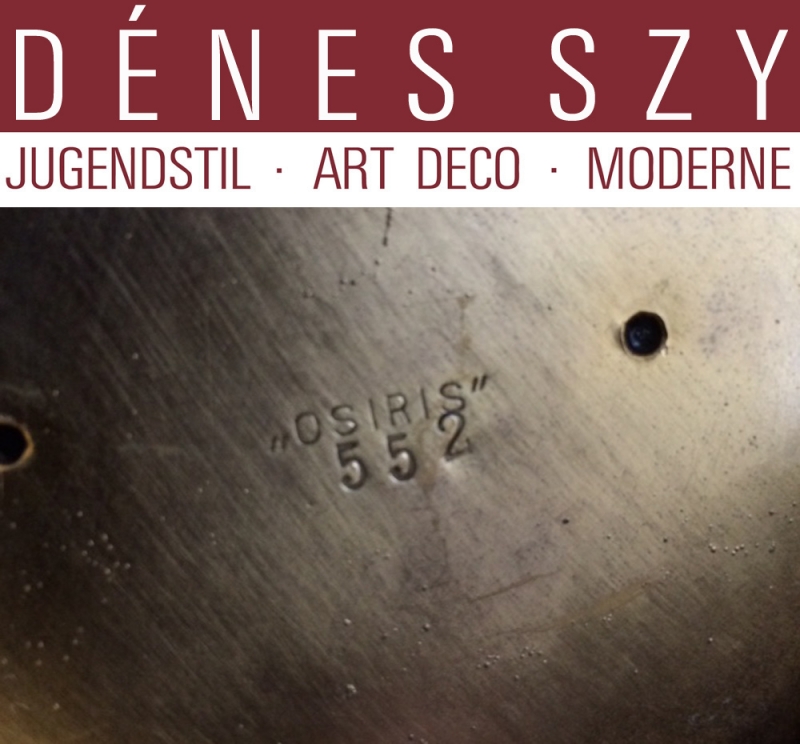 Zsolnay and Osiris Art Nouveau ceramic vase pair pewter mount