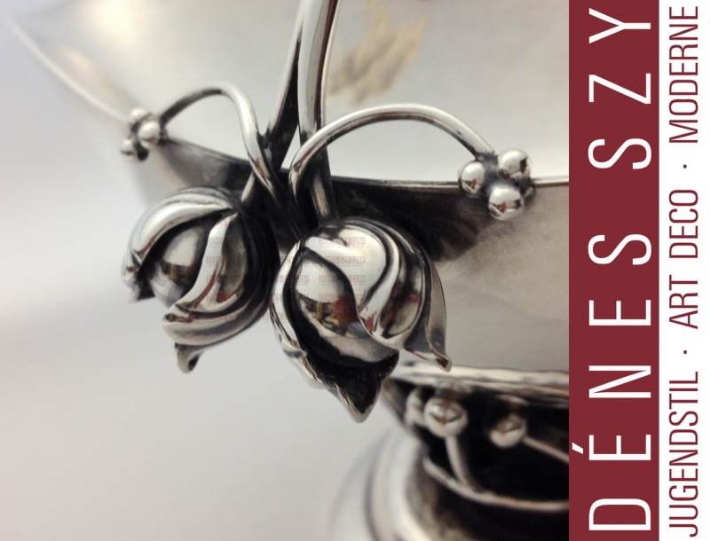 Georg Jensen sucrier et pot à lait 235 B en argent GJ 1917