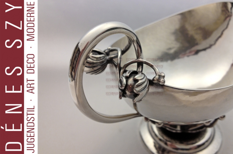 Georg Jensen sucrier et pot à lait 235 B en argent GJ 1917
