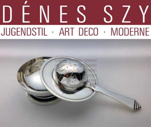 Georg Jensen Silber PYRAMIDE Teesieb ALT