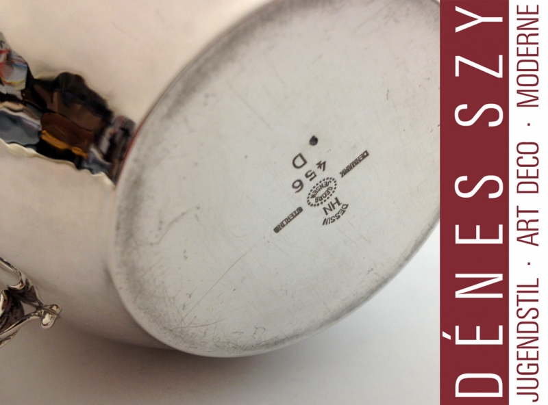 zucchiera 456D in argento Sterling di Harald Nielsen per Georg Jensen