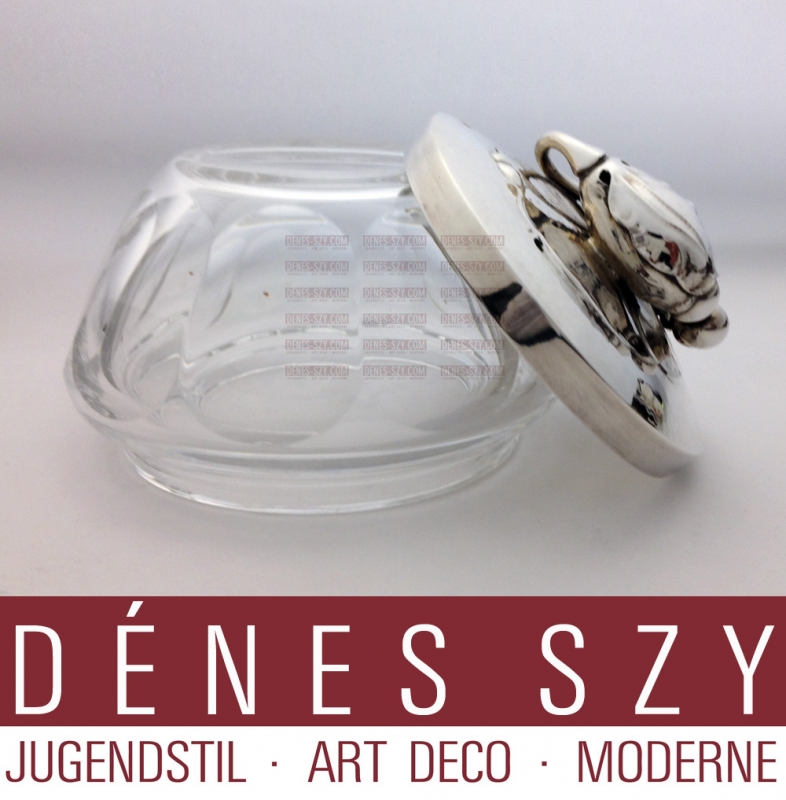 Georg Jensen argent Blossom pot de confiture 2C