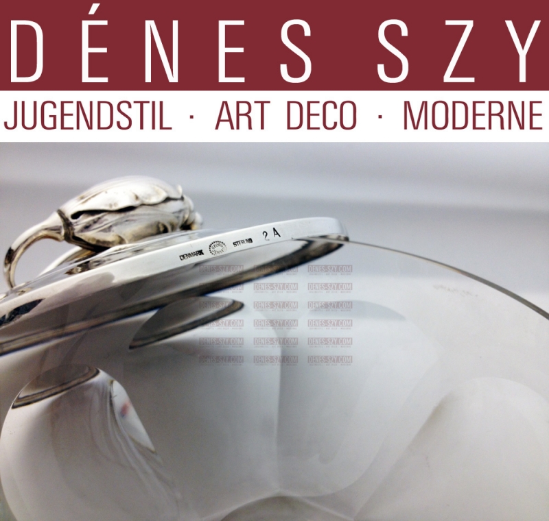 Georg Jensen argent Blossom pot de confiture 2A