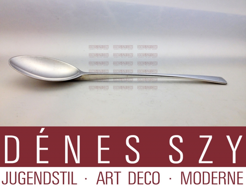 CUILLÈRE DE TABLE, modèle TJORN, Dessin: Jens H. Quistgaard IHQ 1961/62, Exécution: Dansk International Designs Ltd., New York vers 1962-1969, argent sterling