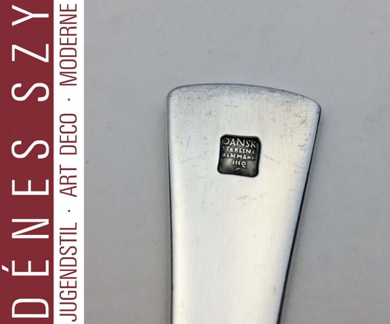 CUILLÈRE DE TABLE, modèle TJORN, Dessin: Jens H. Quistgaard IHQ 1961/62, Exécution: Dansk International Designs Ltd., New York vers 1962-1969, argent sterling
