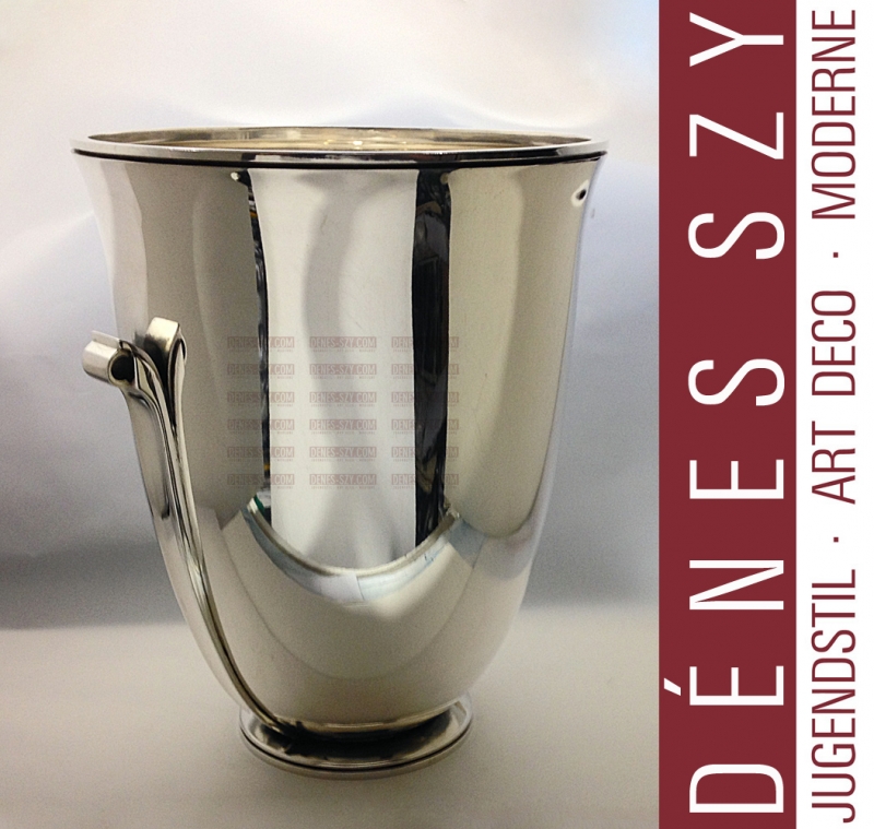 Refroidisseur à vin pyramide en argent Georg Jensen 725B