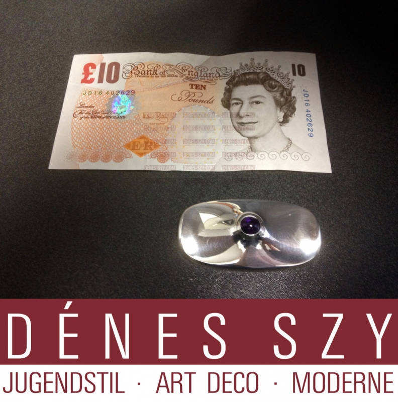 Henning Koppel Mezuzah 387 en argent de 1962 Georg Jensen