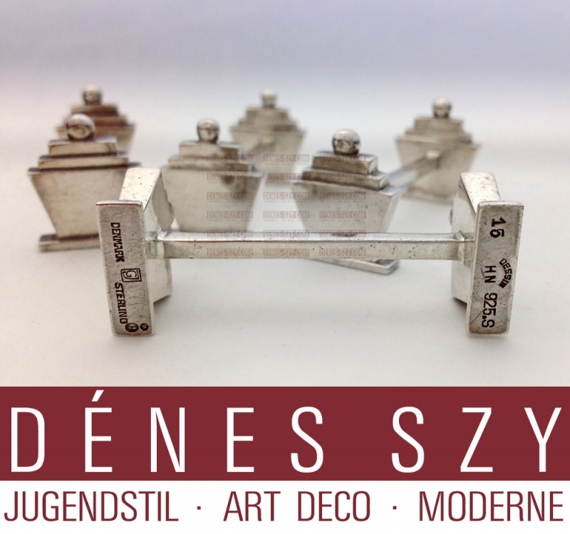 GEORG JENSEN SILBER, PYRAMIDE #15, Messerbänkchen