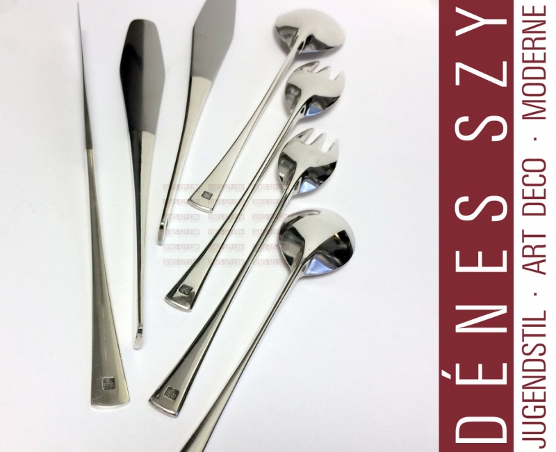 TJORN posate in argento danese di Quistgaard 1961 per 12 persone