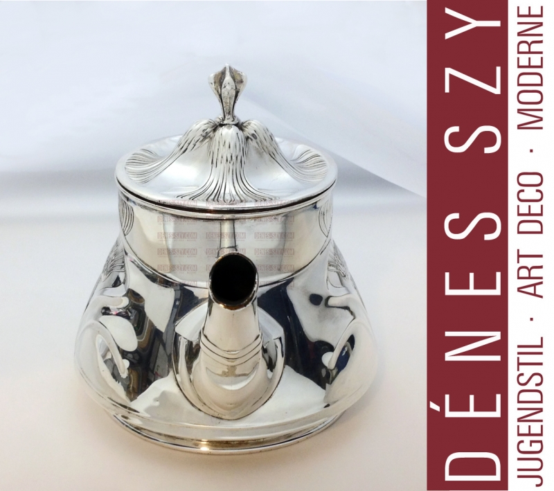 ORIVIT, Köln, OAG Jugendstil Silber, Teekanne # 107