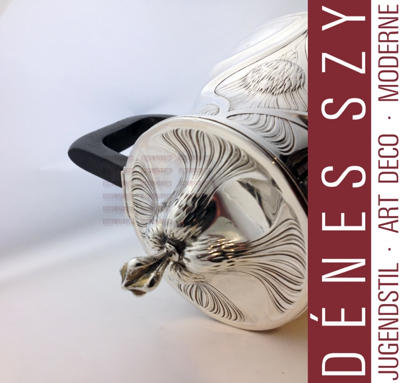 ORIVIT, Köln, OAG Jugendstil Silber, Teekanne # 107