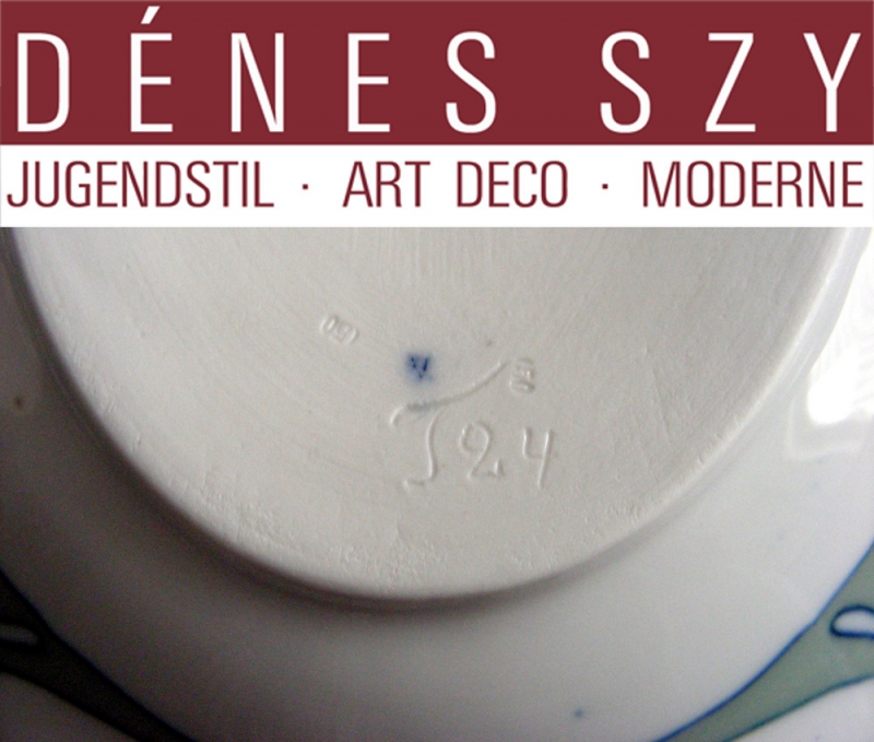 terrina da ragù in porcellana liberty di Meissen 1901