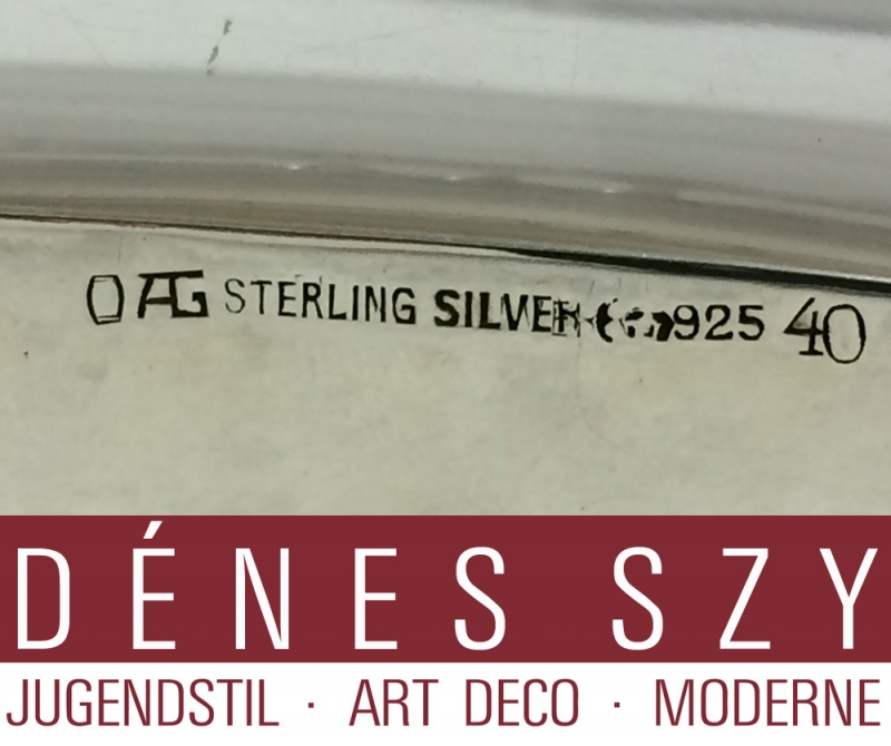 ORIVIT, Köln, OAG Jugendstil Silber, Jardiniere # 40