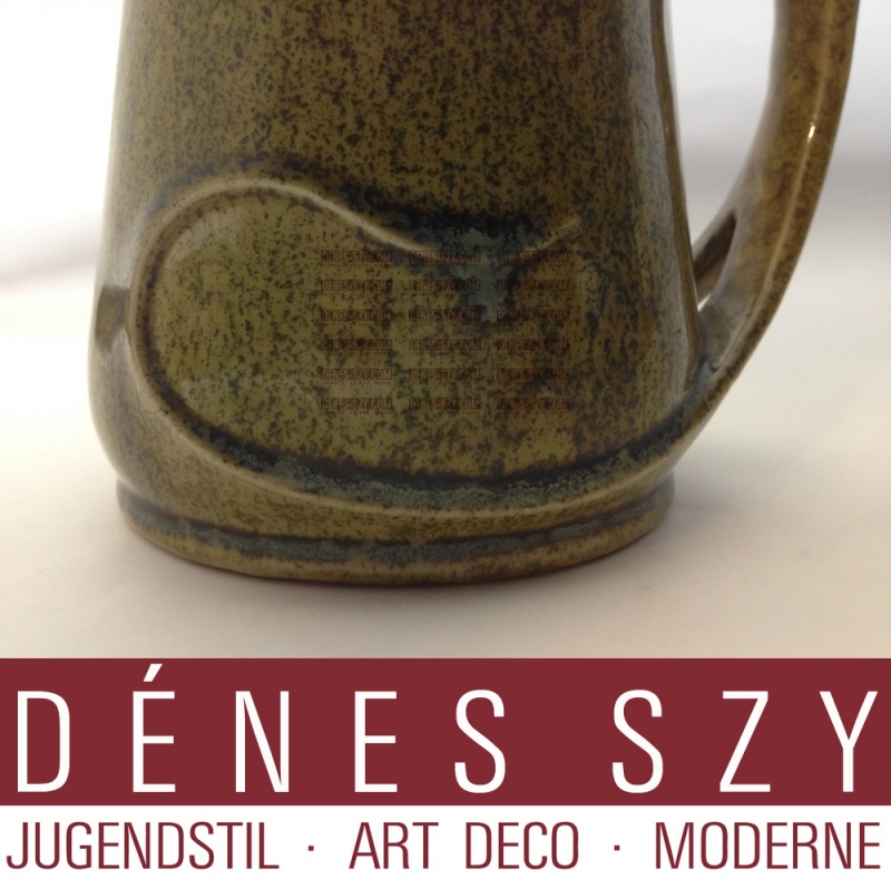 Jugendstil RIEMERSCHMID Steinzeug Krug Seidel um 1900