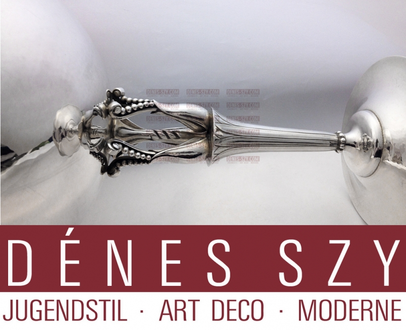 GEORG JENSEN BLOSSOM COLLECTION STERLING TAZZA #100