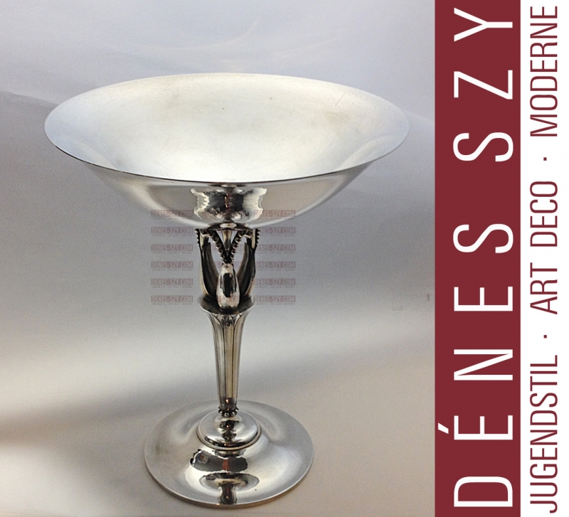 GEORG JENSEN BLOSSOM COLLECTION STERLING TAZZA #100