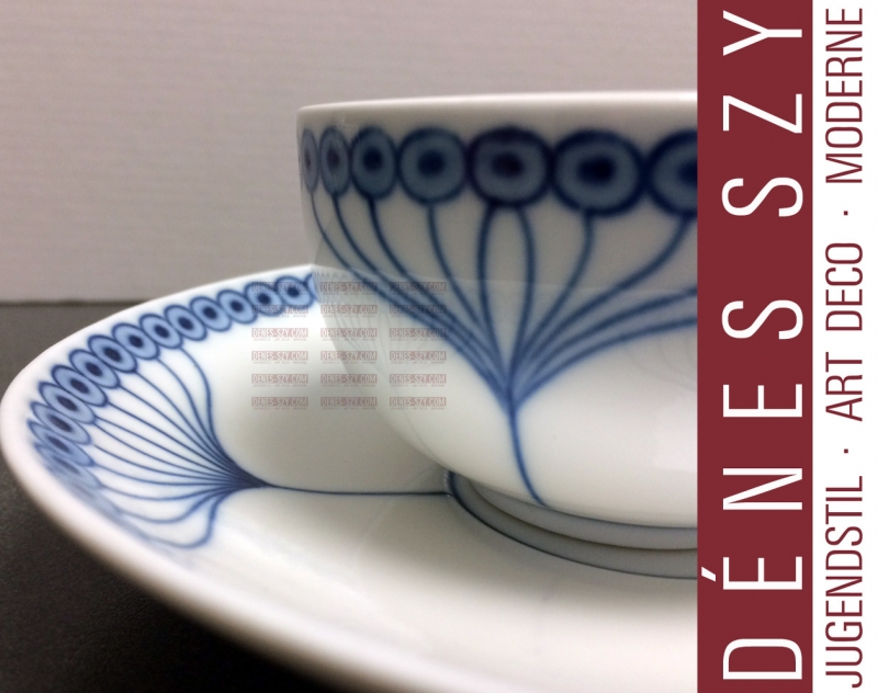 Meissen Germany rare Art Nouveau porcelain cup by Riemerschmid