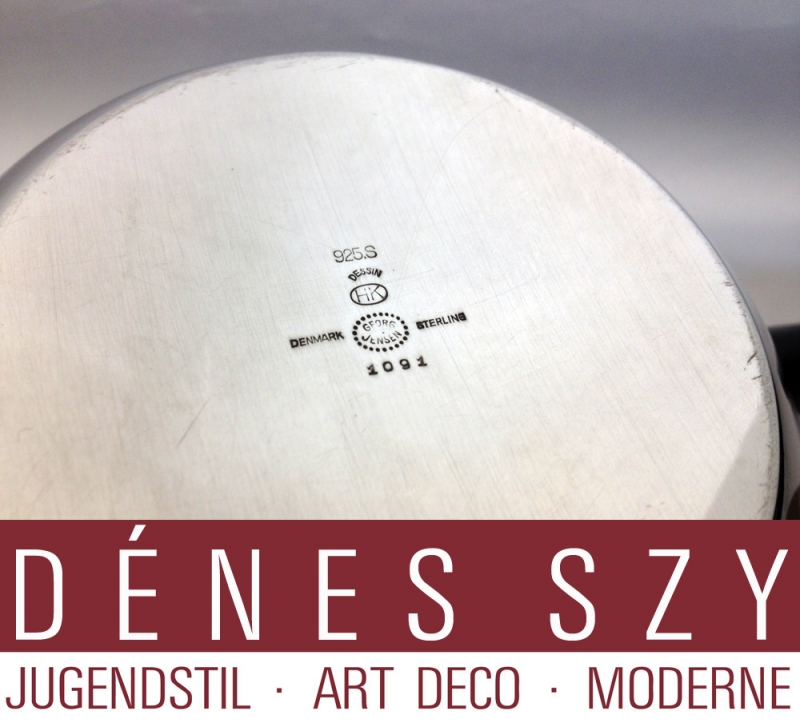 Henning Koppel argento 925 teiera 1091 Georg Jensen