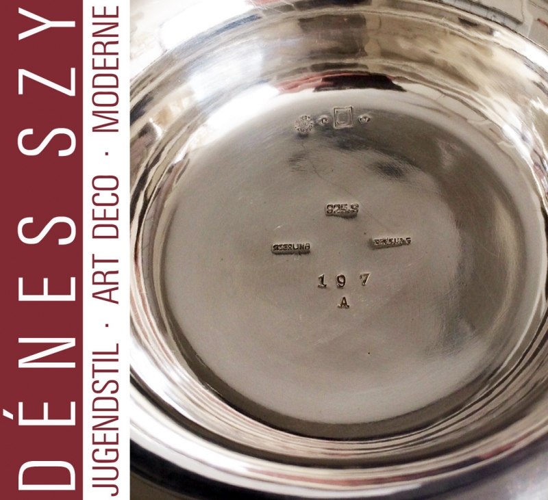 Georg Jensen Art Nouveau Tazza 197 A en argent sterling
