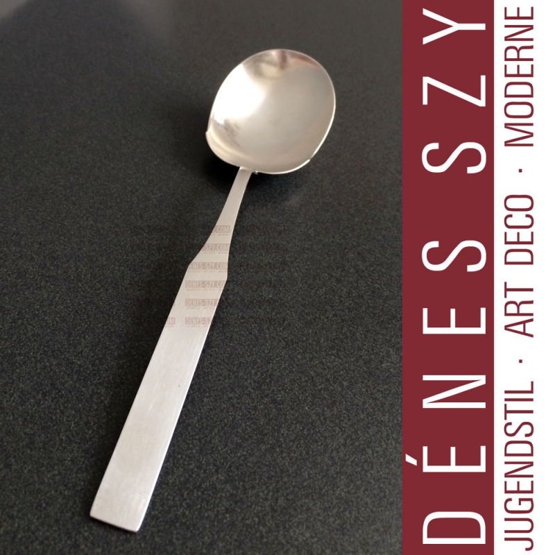 Emil Lettre 6300, Mid Century Modern Silver serving spoon, Berlin 1930