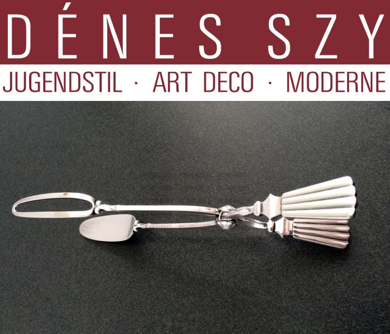 Georg Jensen silver cutlery Bernadotte, sandwich tongs