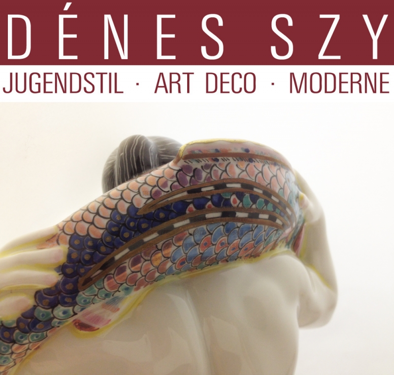 HOCHZEITSZUG ++ KPM Berlin Porzellan Figur JAPANER mit Fisch,